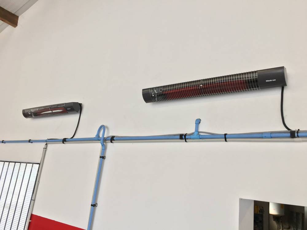 installation de chauffage muraux