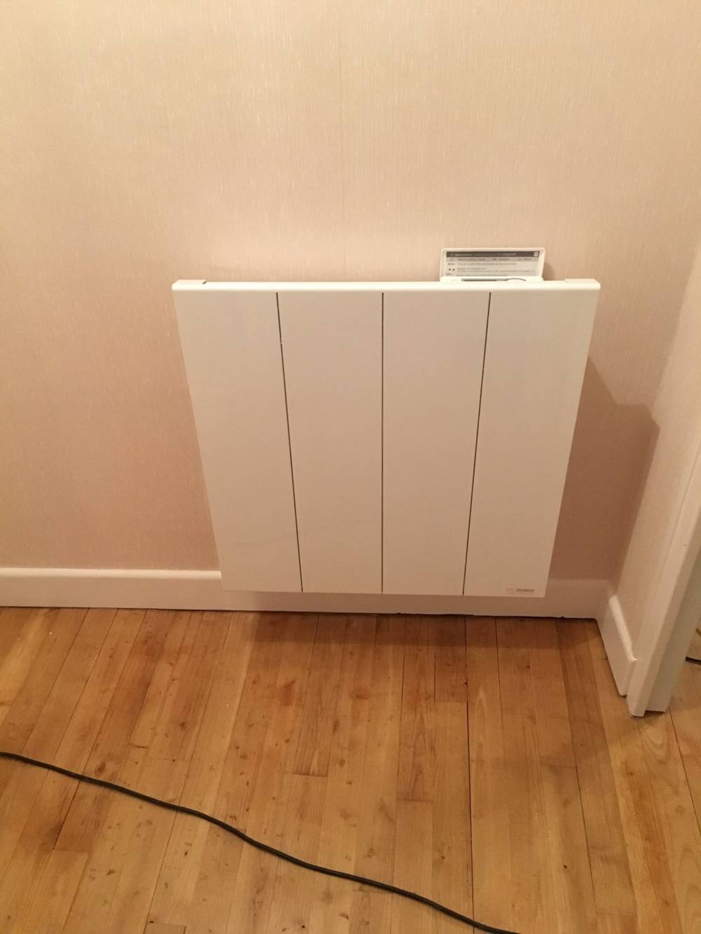 installation de radiateur électrique